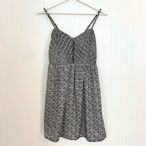 Roxy Women Black & White Mini Dress Size XS